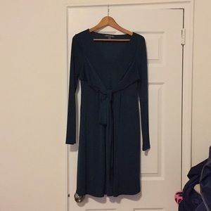 Green Holiday Maternity Dress